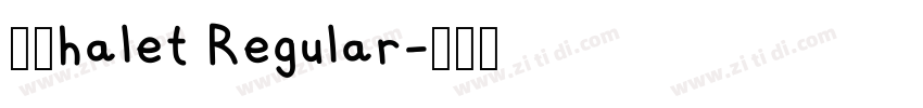 Φ禀halet Regular字体转换